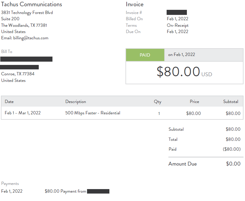Tachus Blog Charges To Look for On Your Bill